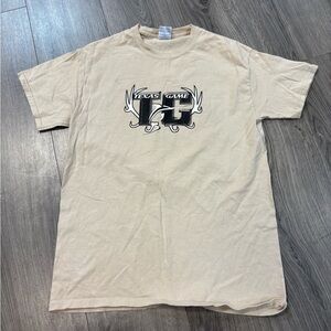 Gildan Beige Graphic Texas Tee